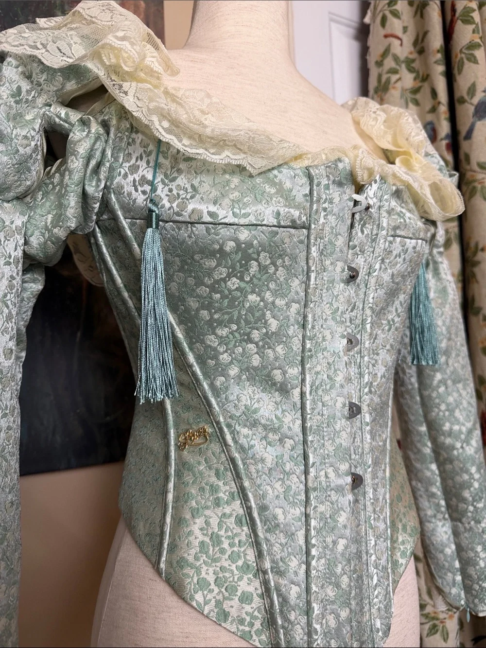 **NWT** DISCONTINUED LaceMade Princess Jasmine Casual Classic Lolita Corset Top - Picture 8 of 16